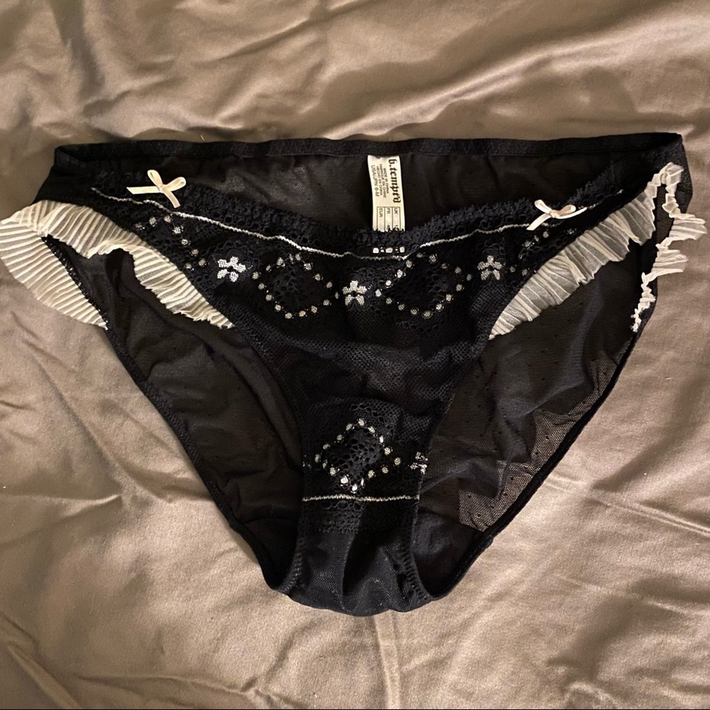 Sexy see-through panties (I really hate that word) never worn